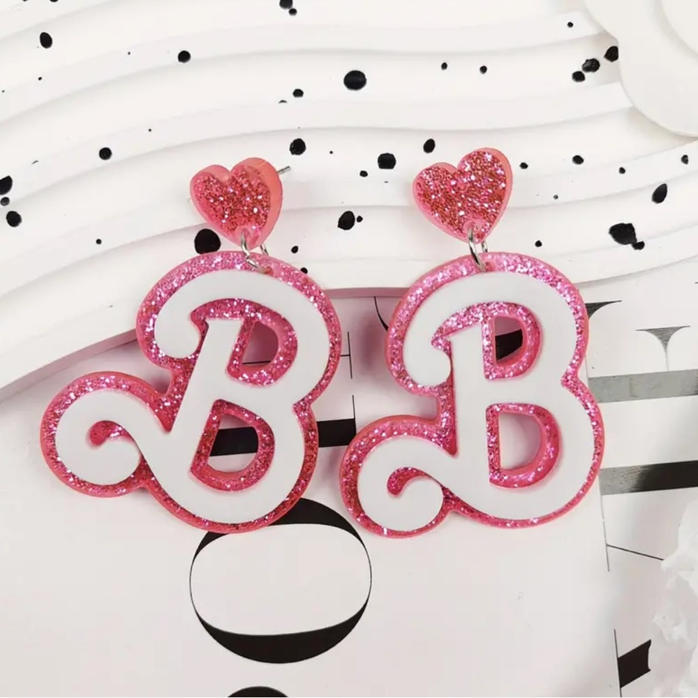 Pink Barbie Earrings🌸